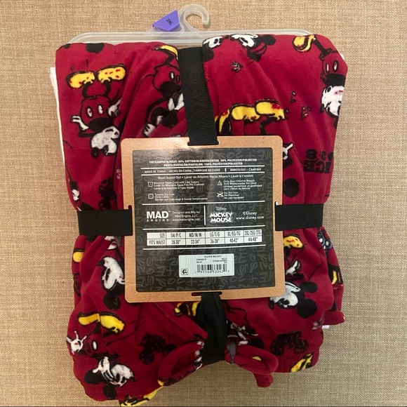NWT Disney Men’s Old School Classic Mickey Mouse Sleepwear Set, 2-Piece - Picture 5 of 5